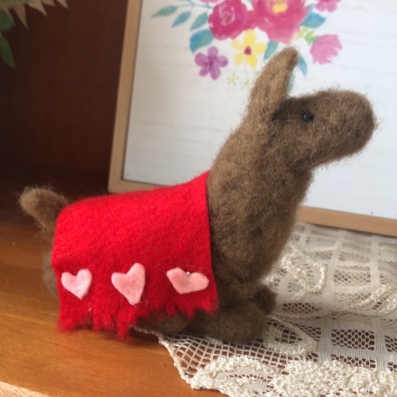 Handmade needle felted llama alpaca - Picture 2 of 6
